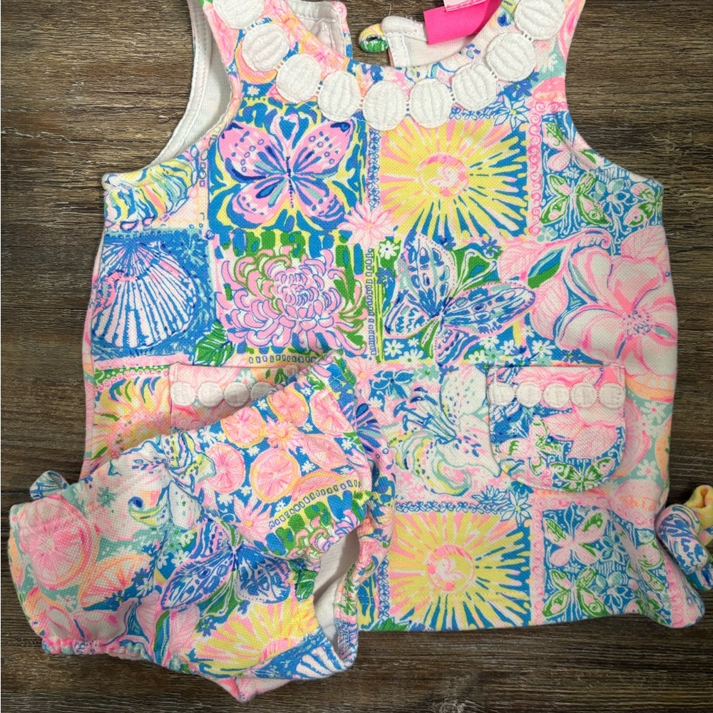 Colorful Floral Lilly Pulitzer Baby Dress